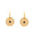 Round Earrings Network with Enamel