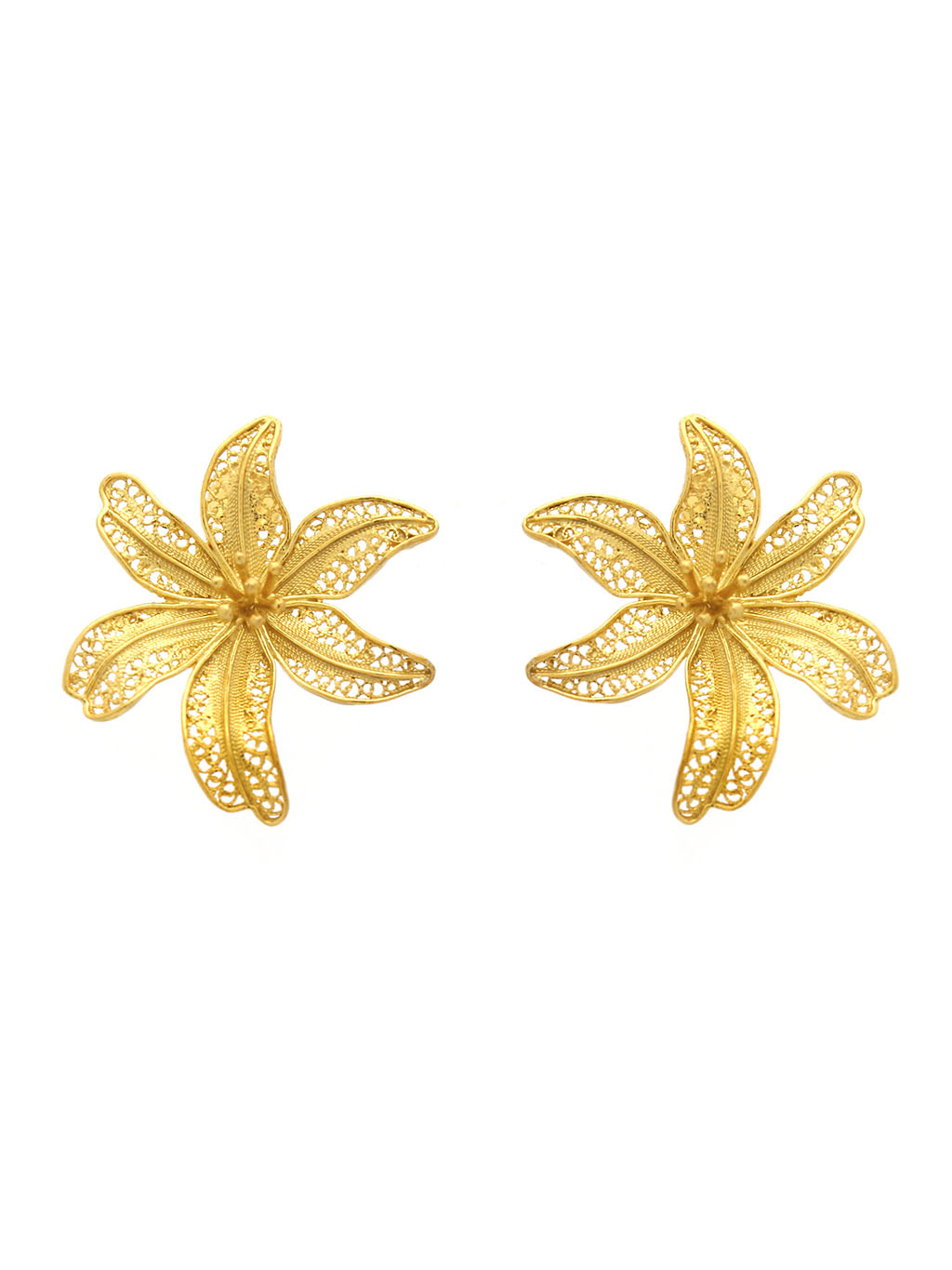 Flower Earrings 6 Petals